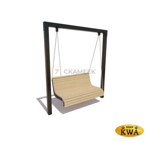 Качели «Бриз» без подсветки (лиственница)