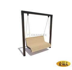 Качели «Бриз» без подсветки (лиственница)