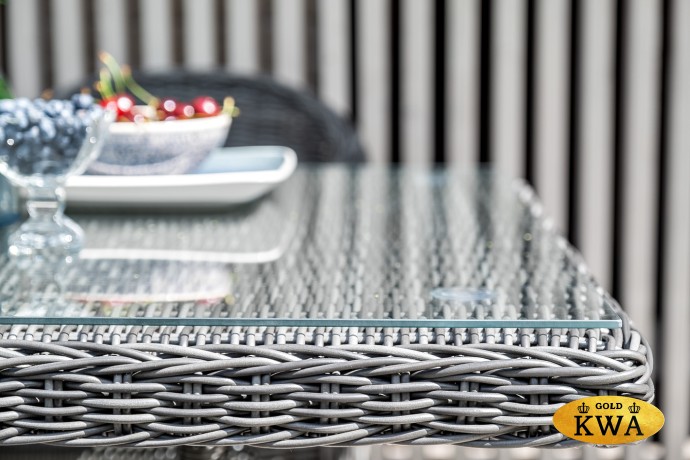 "Айриш" стол плетеный из искусственного ротанга, цвет графит