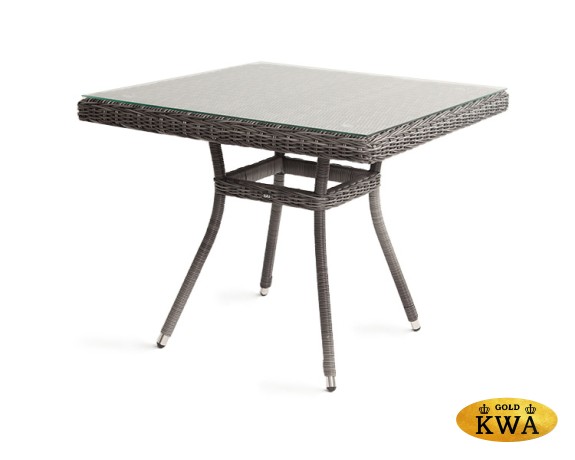 "Айриш" стол плетеный из искусственного ротанга, цвет графит