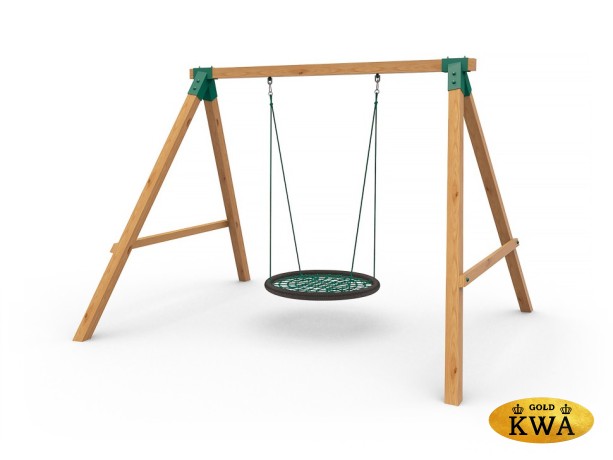 Качели дачные подвесные со стойками