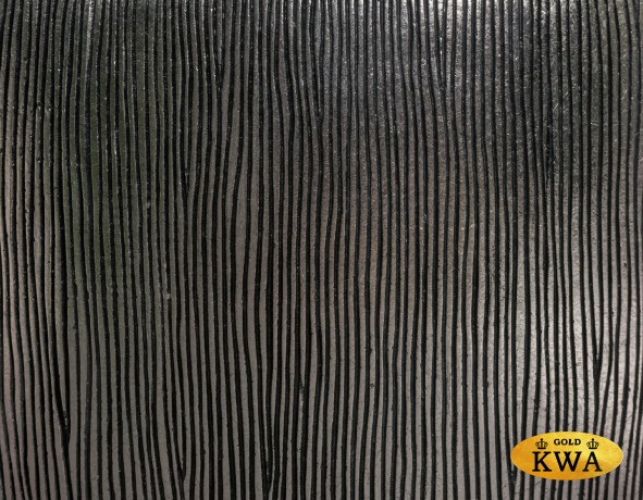 Кашпо TREEZ Effectory Wow Конус-Чаша Стальное серебро с рельефом в-37 см, д-39 см