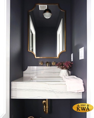 Lyra Gold Зеркало в раме Svart