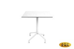 Стол складной квадратный Frasca Mini 70*70, белый (база + столешница)