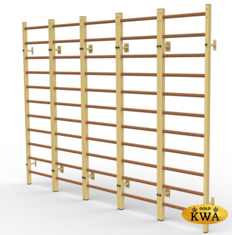 Шведская стенка комбинированная - КОМБИ (Металл-дерево) 260 см