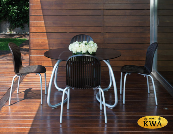 Стол Loto Dinner белый D120