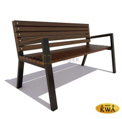 Садово-парковая скамейка «Гамбург» (ангарская сосна 1,5, 40х60)