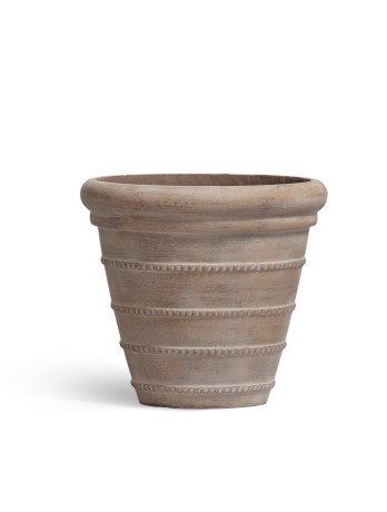 Кашпо TREEZ Ergo Italica Классический конус Капучино д-52, в-46 см