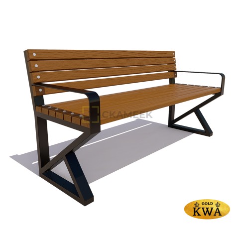 Садово-парковая скамейка «Королев» (0,6 лиственница, 40х60)