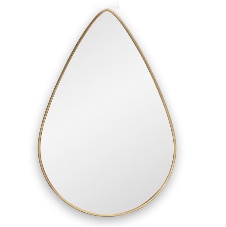 Droppe Gold Зеркало в тонкой раме Smal