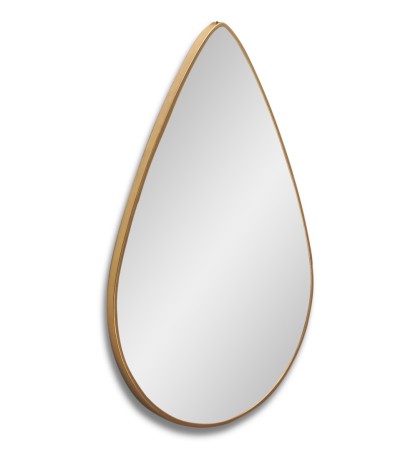 Droppe Gold Зеркало в тонкой раме Smal