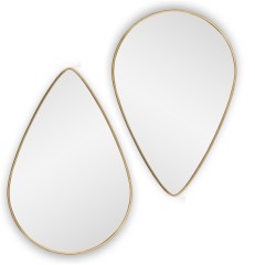 Droppe Gold Зеркало в тонкой раме Smal