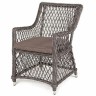 "Латте" плетеное кресло из искусственного ротанга, цвет графит