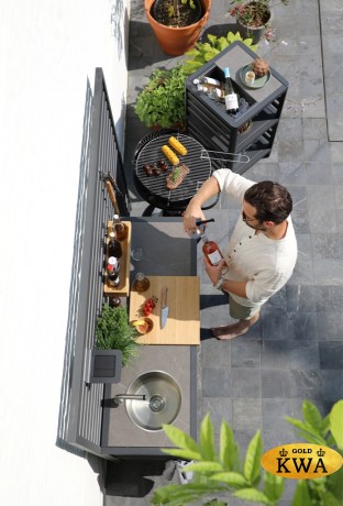 Arvika Уличная кухня антрацит, алюминий