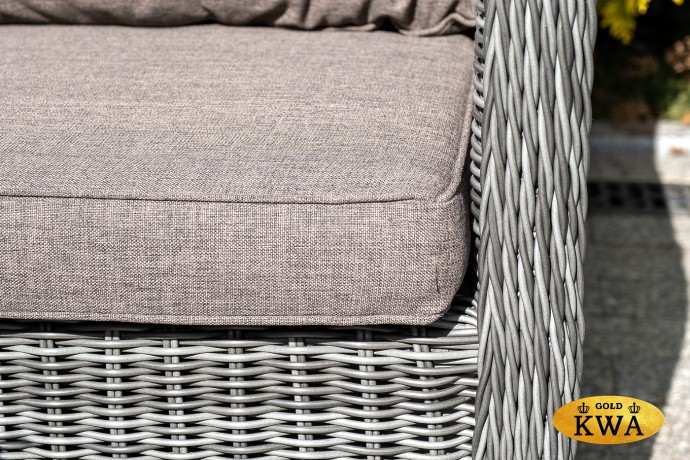 "Гляссе" лаунж-зона из искусственного ротанга, цвет графит