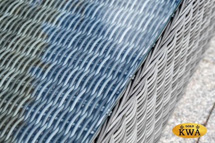 "Гляссе" лаунж-зона из искусственного ротанга, цвет графит