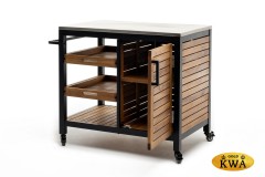 Стол сервировочный НОРД столешница нержавеющая сталь