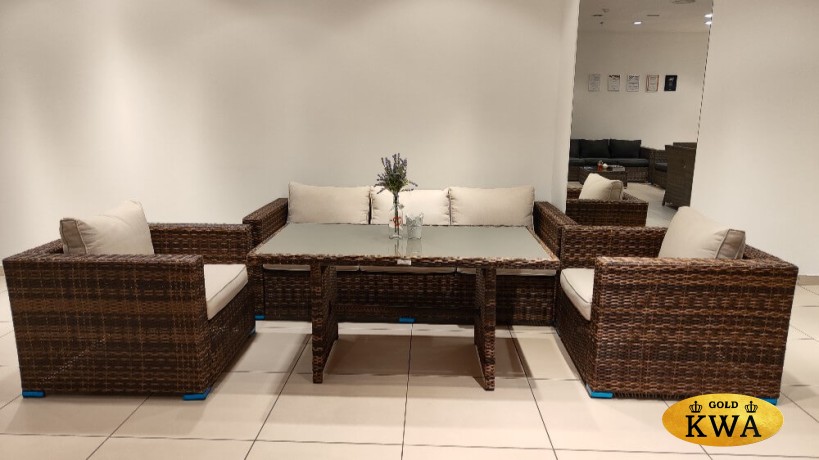 Обеденный комплект KARL коричневый