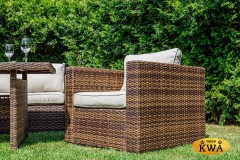 Обеденный комплект KARL коричневый