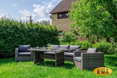 Обеденный комплект KARL коричневый