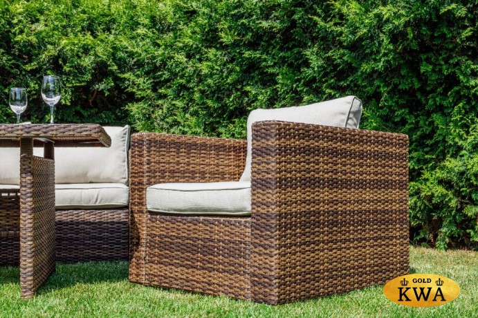 Обеденный комплект KARL коричневый