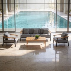 Лаунж зона ДЕСКАНТО с трехместным диваном