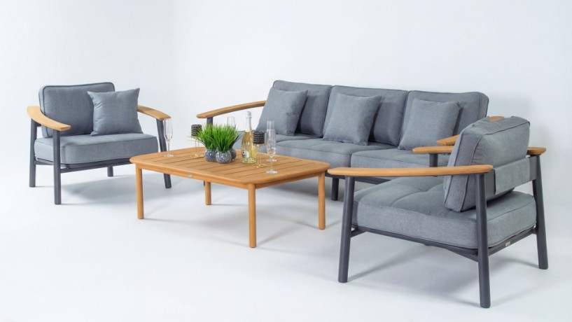 Лаунж зона ДЕСКАНТО с трехместным диваном