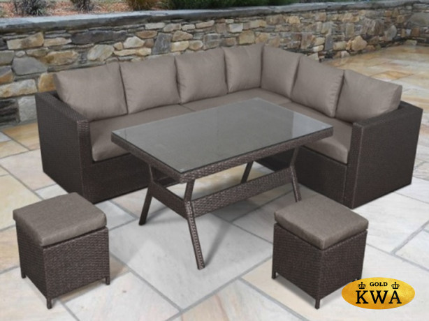 Модульный плетеный комплект X04 Brown