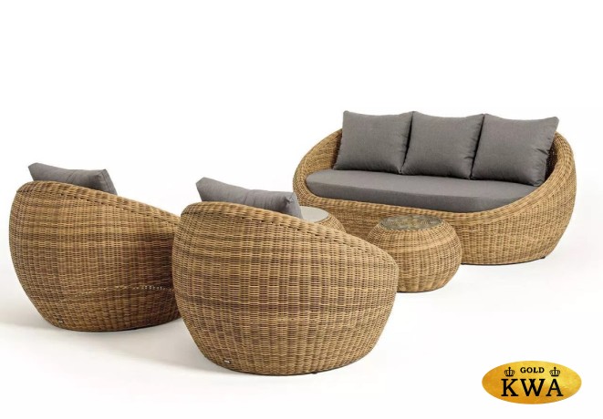 "Барселона" лаунж-зона из искусственного ротанга