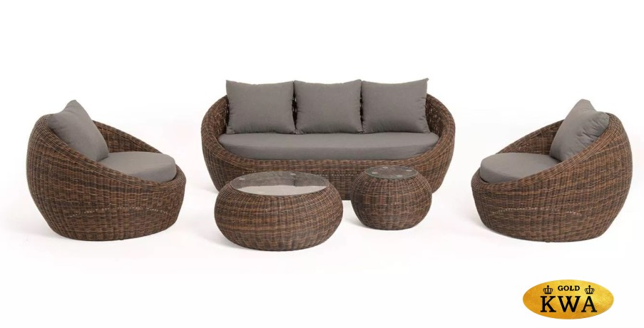 "Барселона" лаунж-зона из искусственного ротанга