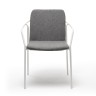 "Марокко" стул из текстилена nanotex, алюминиевый каркас, цвет серый
