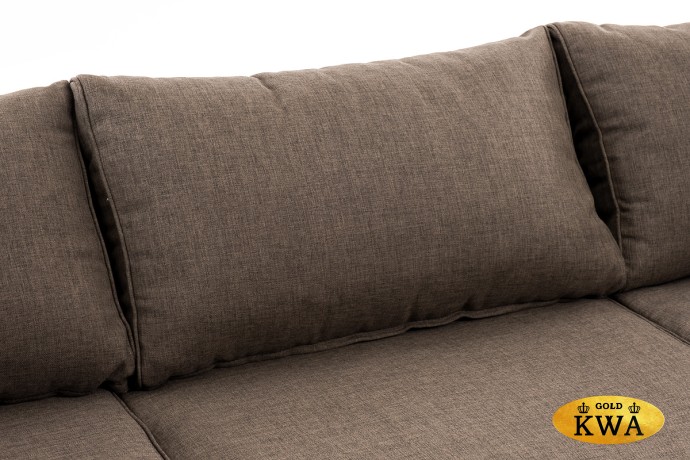 "Лунго" трансформирующаяся лаунж-зона из искусственного ротанга (гиацинт), цвет коричневый