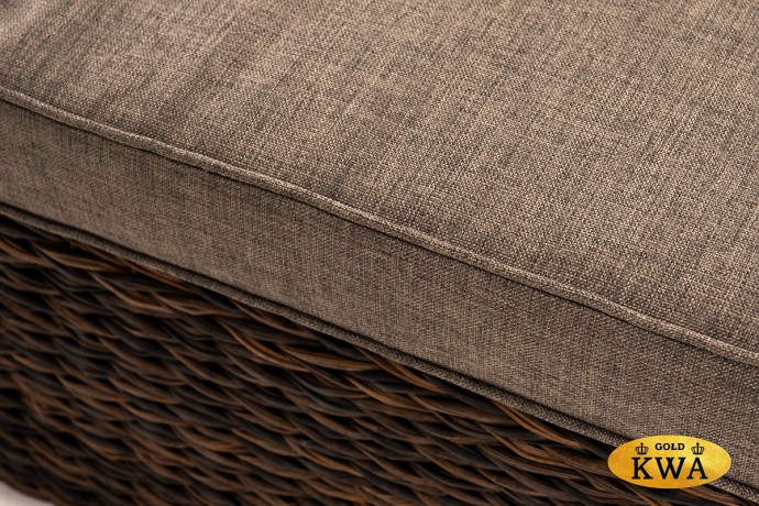 "Лунго" трансформирующаяся лаунж-зона из искусственного ротанга (гиацинт), цвет коричневый