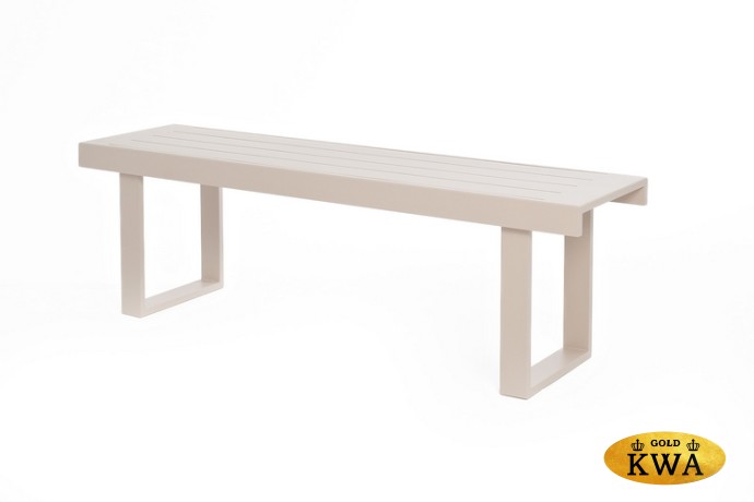 Скамья из алюминия GONZO бежевая  Joygarden