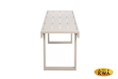 Скамья из алюминия GONZO бежевая  Joygarden