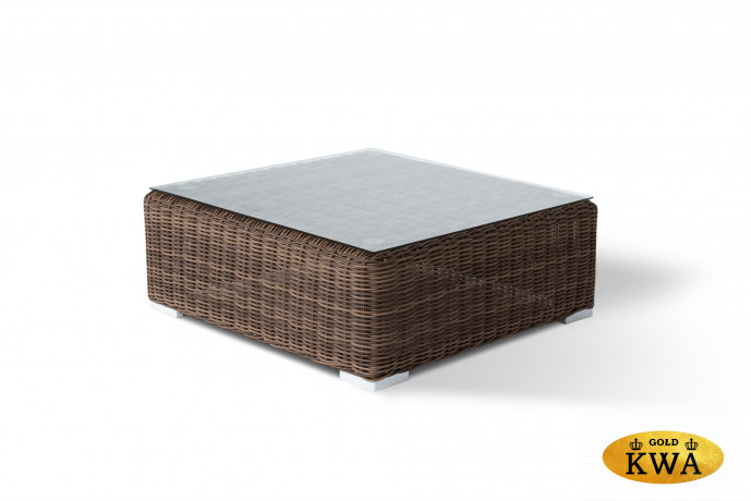 "Лунго" журнальный столик плетеный, цвет коричневый