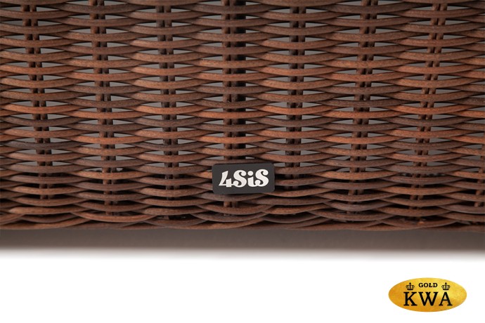 "Лунго" журнальный столик плетеный, цвет коричневый