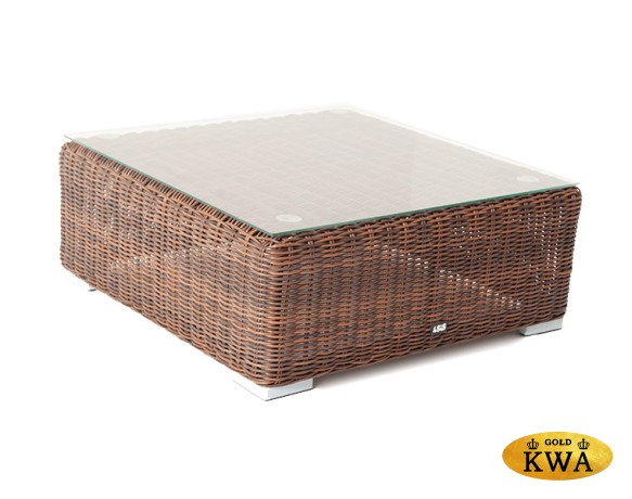 "Лунго" журнальный столик плетеный, цвет коричневый