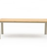 Lyon 220 Стол бежевый/натуральный, алюминий/тик