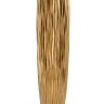 Кашпо TREEZ Effectory Metal Высокий конус Design Wave Сусальное золото в-97 см, д-34 см 1/1