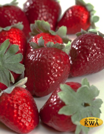 Ягоды Клубники в коробке (12 шт.) 3 размера 6/96