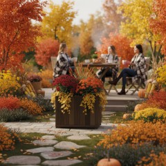 Кашпо-грядка Deco ractangle tall planter