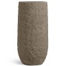 Кашпо TREEZ Effectory Terra Высокий конус тёмный беж в-55, д-30 см