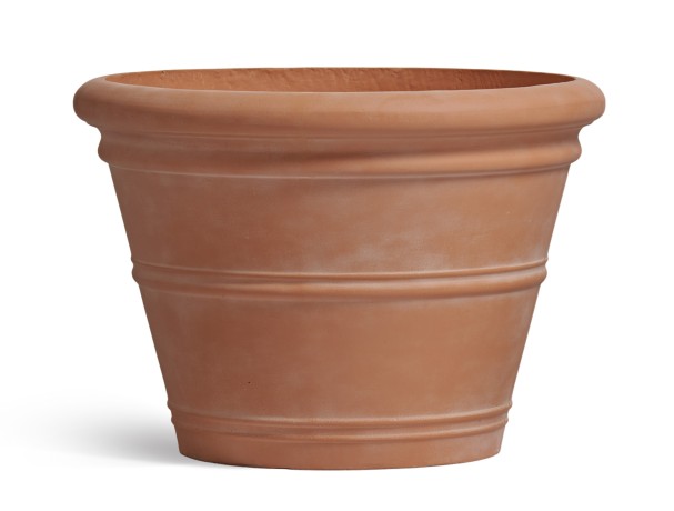 Кашпо TREEZ Ergo Italica Классический конус Терракот д-54, в-38 см