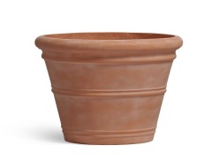 Кашпо TREEZ Ergo Italica Классический конус Терракот д-54, в-38 см