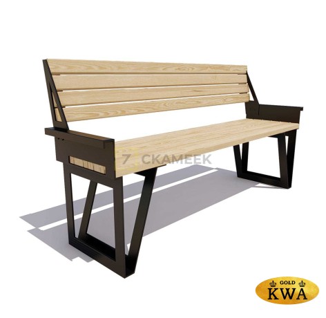 Скамейка уличная «Ижевск» (0,6 ангарская сосна)