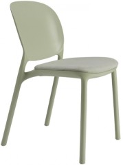 Стул пластиковый с обивкой