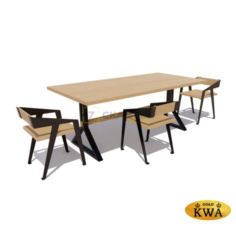 Стол «Пикник» (брус дуб)