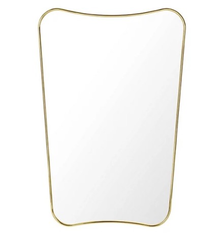 Sky M Gold Зеркало в тонкой раме Smal