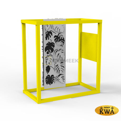 Пергола с декоративным панно